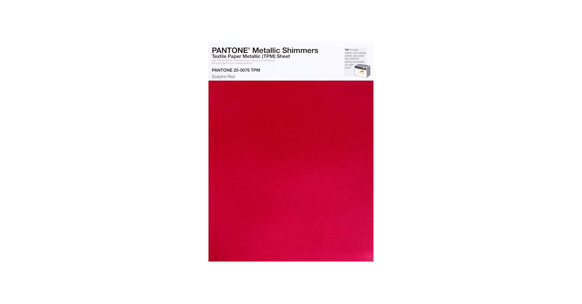 Amazon.com: Pantone Metallic Shimmer TPM, 8.5x11 Inch Sheet